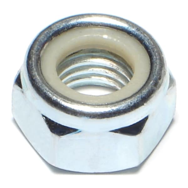 Midwest Fastener Nylon Insert Lock Nut, M14-2.00, Steel, Class 8, Zinc Plated, 4 PK 76088 - main